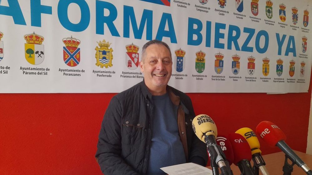 Imagen de archivo de Antonio López, portavoz de la plataforma ciudadana Bierzo Ya. | MAR IGLESIAS