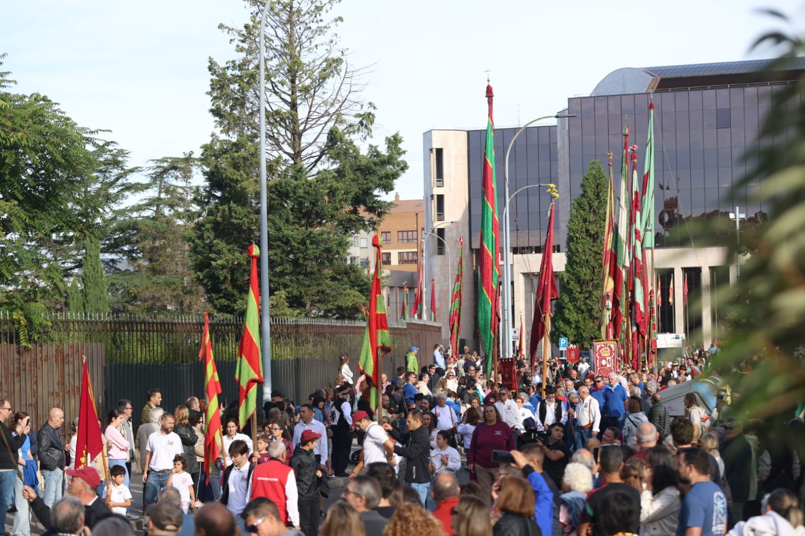 Desfile de pendones de las fiestas de San Froilán, en imágenes