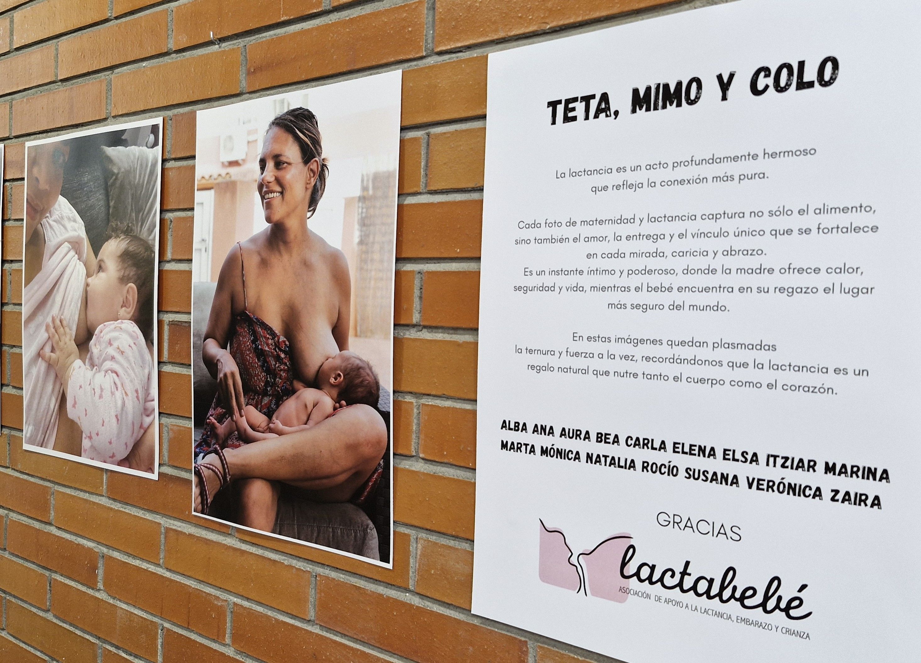 Exposición sobre lactancia materna en el Hospital El Bierzo.