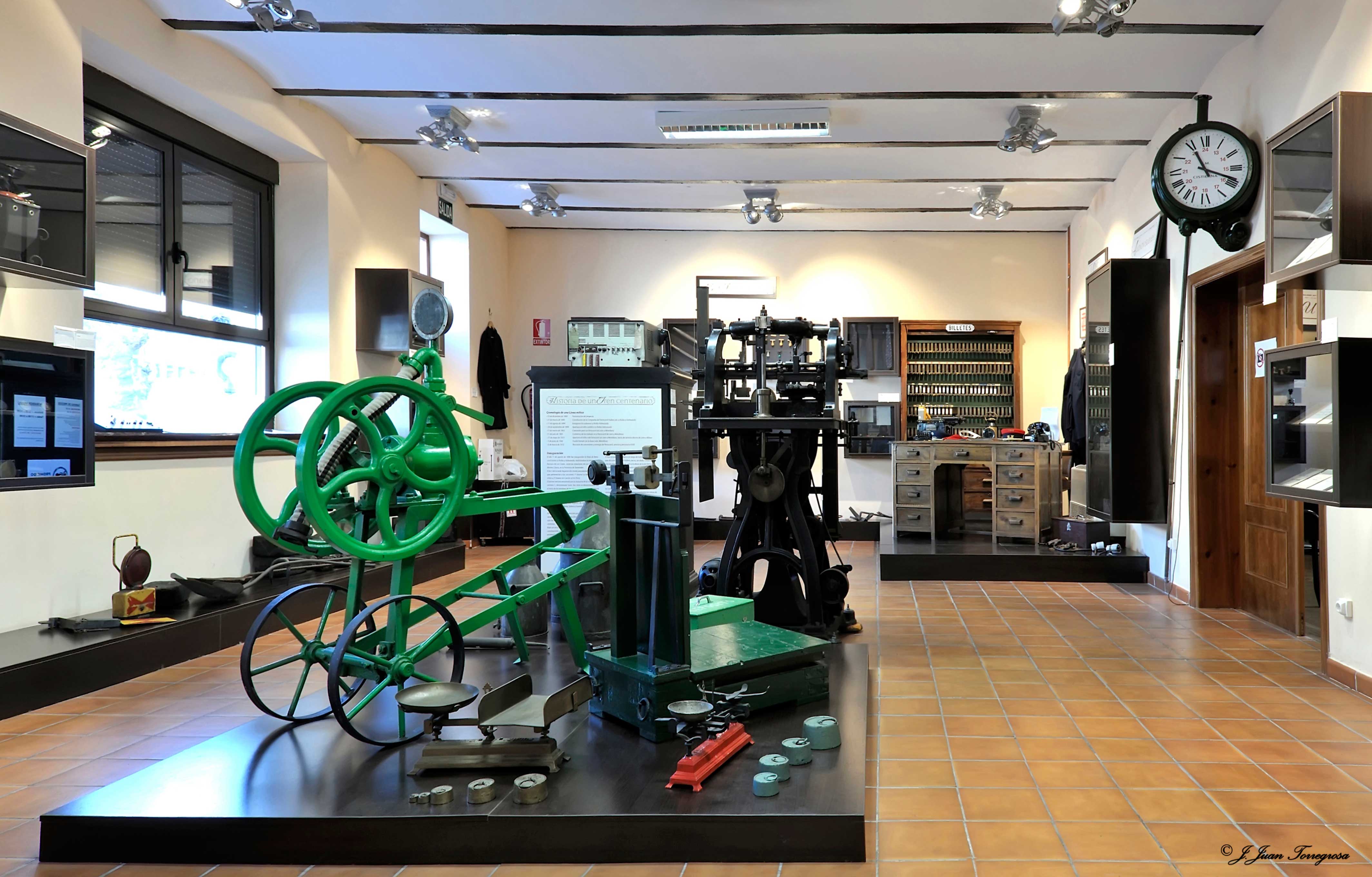 Imagen del interior del Museo del Ferroviario de Cistierna. | L.N.C.