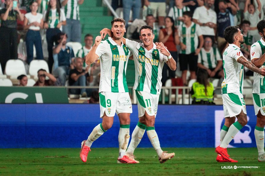 Diego Percan celebra su tanto ante el Tenerife en la última victoria del Córdoba en liga. LALIGA Diego Percan celebra su tanto ante el Tenerife en la última victoria del Córdoba en liga. LALIGA