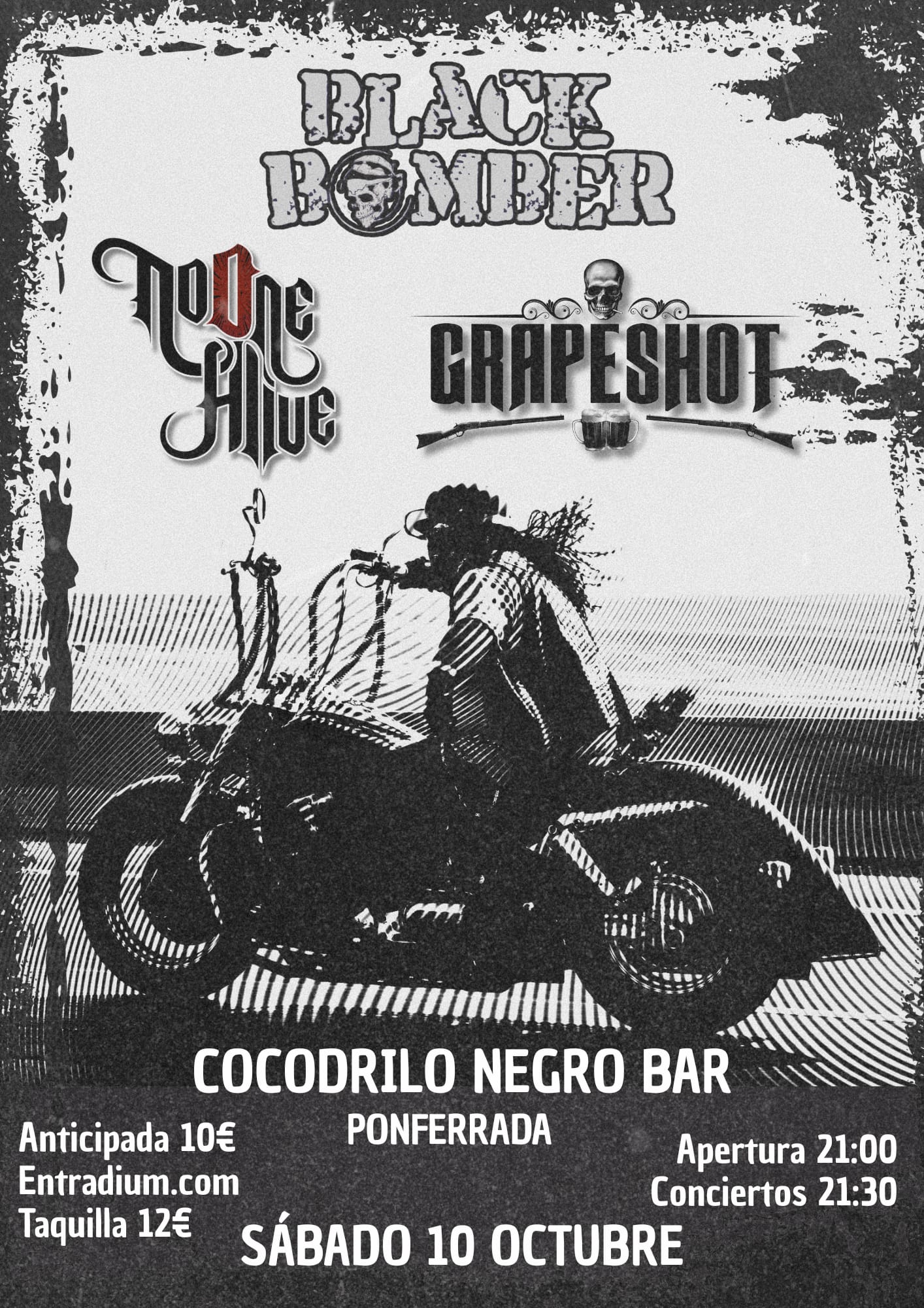 Cartel de la noche musical.