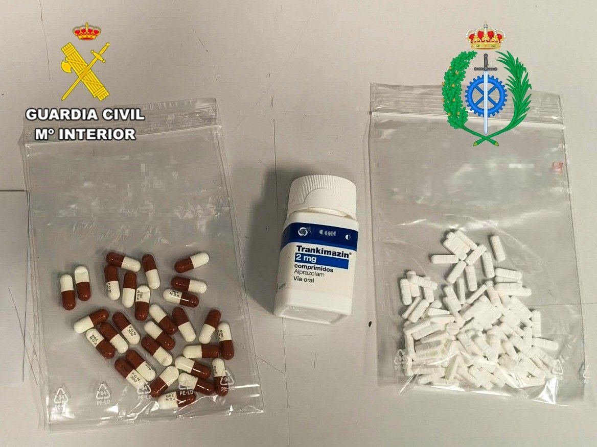 Ansiolíticos intervenidos en la cárcel de Mansilla