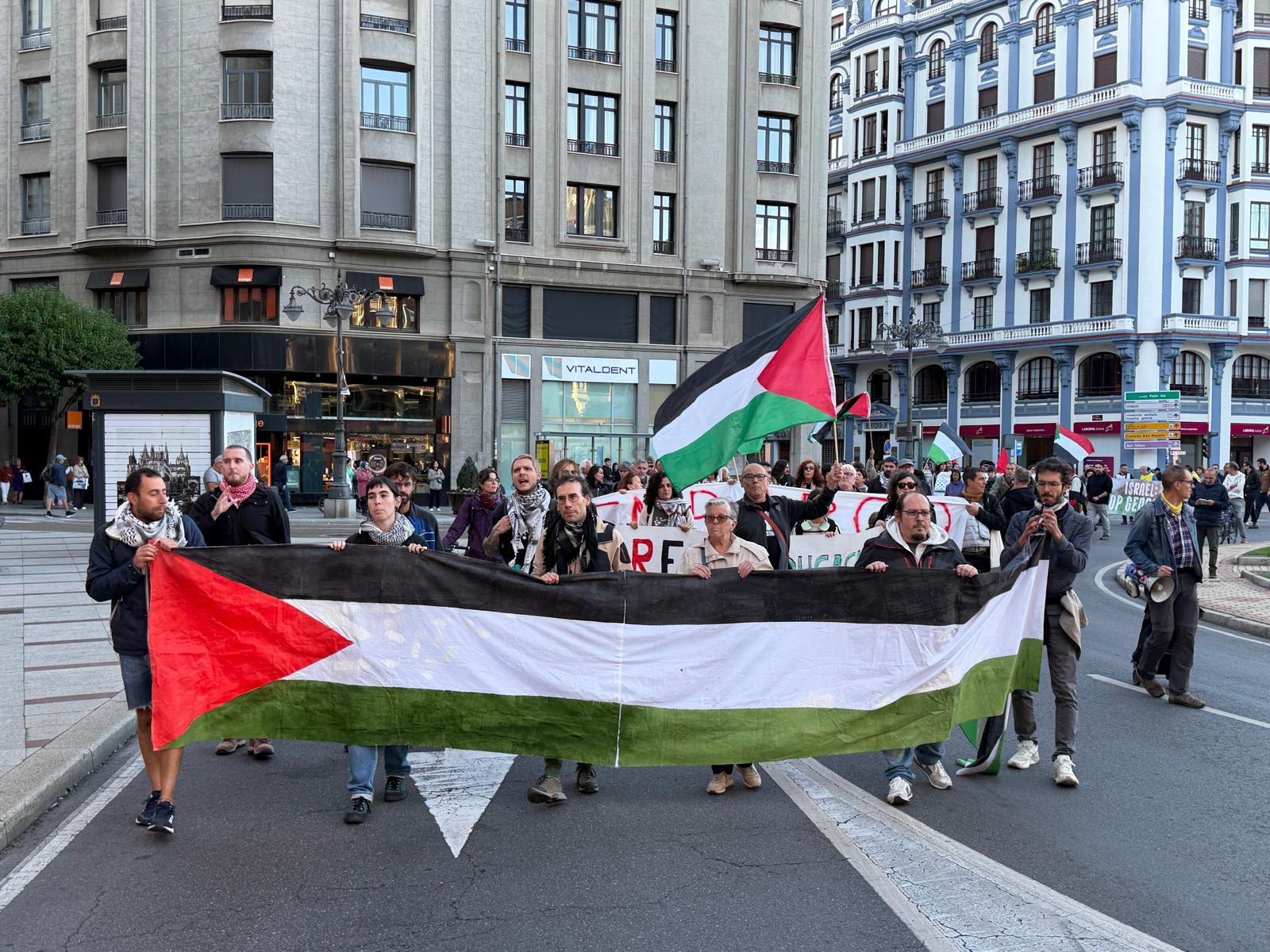 Las protestas en favor de Palestina vuelven a las calles de León