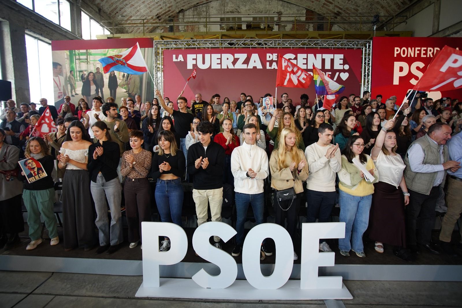 Mitin de Pedro Sánchez en Ponferrada.