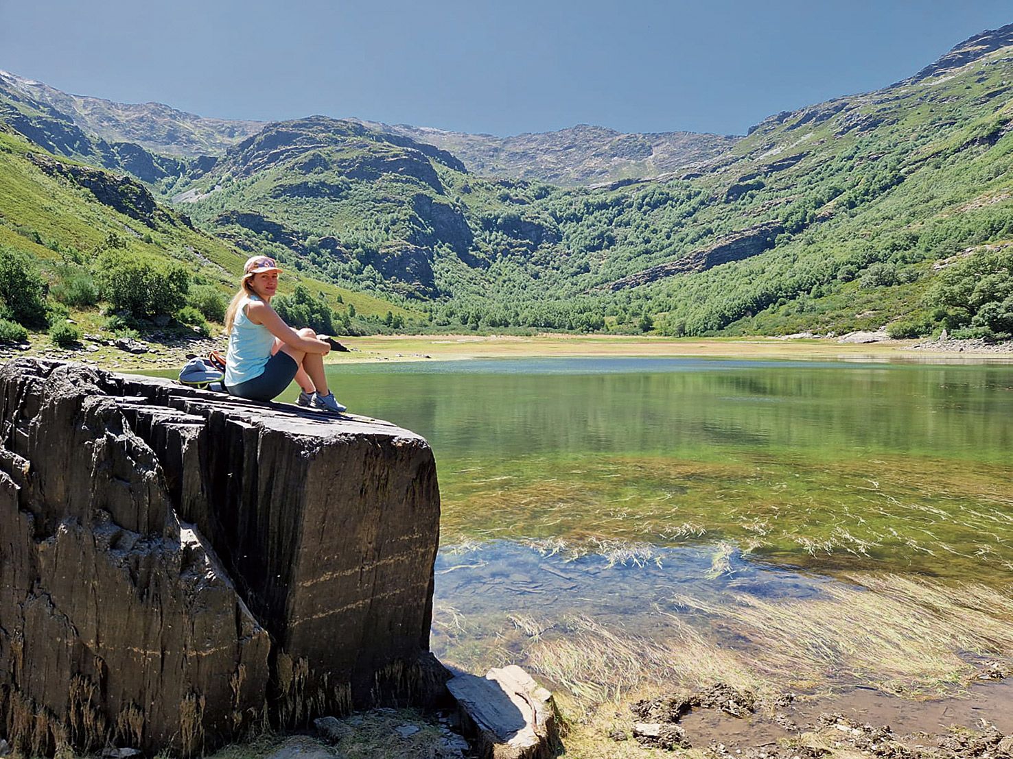 Alva en el lago de La Baña. | L.N.C. Alva en el lago de La Baña. | L.N.C.