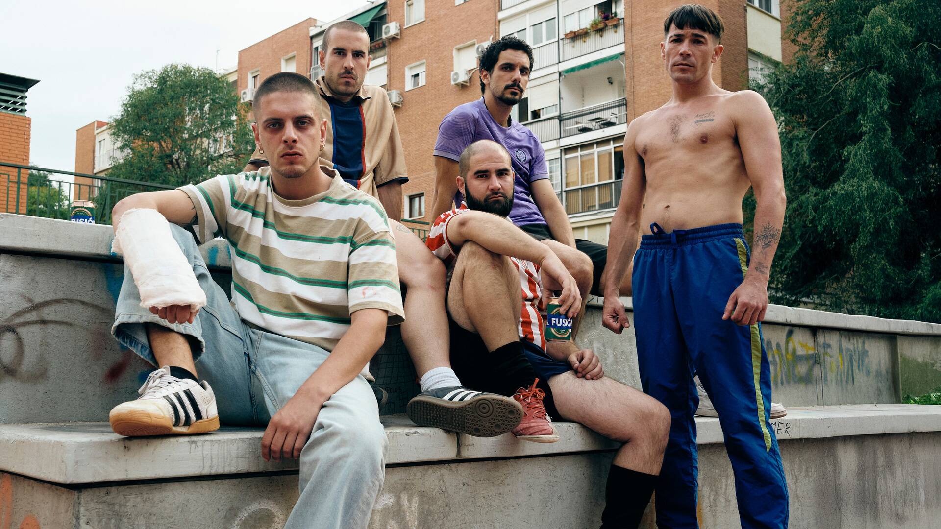 Juan José Ballesta (a la derecha) protagoniza el cortometraje del leonés Néstor López.