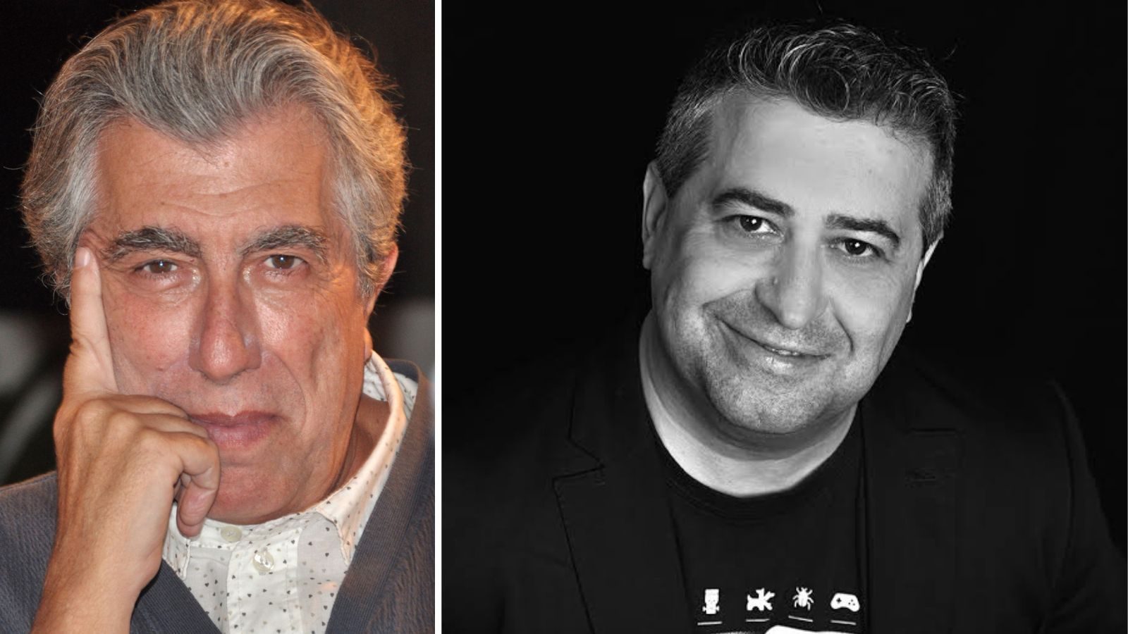 Jordi Sierra i Fabra y Ricard Ruiz Garzón, protagonistas del primer día del festival leonés Quimeras. | FRANCESC GÓMEZ/ CELSIUS 232