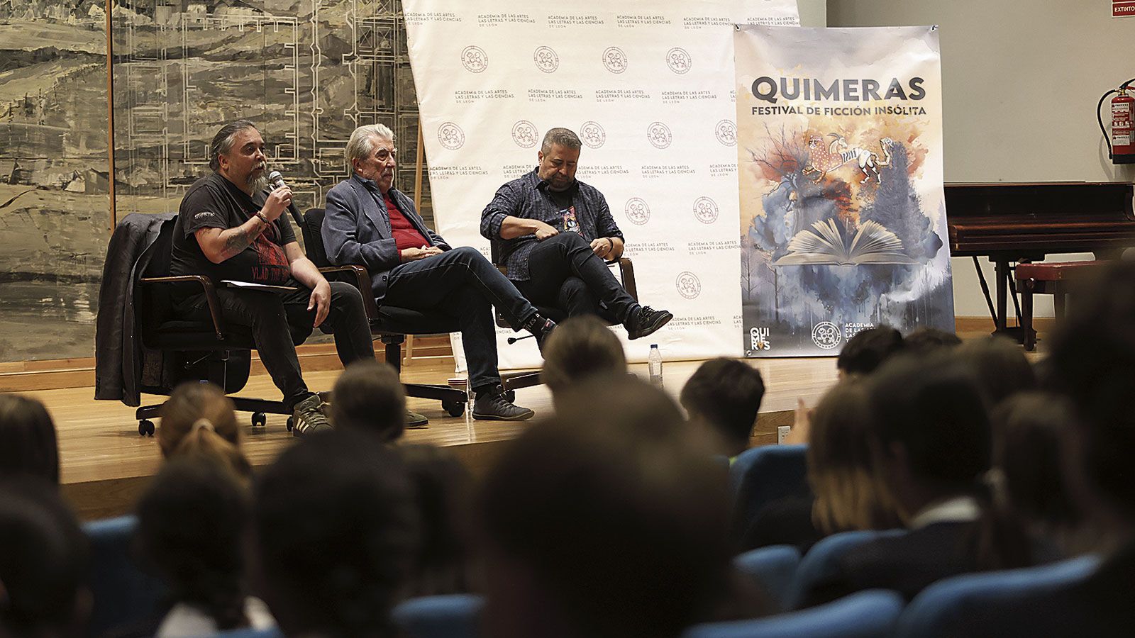 Un instante de la primera jornada del Festival de Ficción Insólita Quimeras. | FERNANDO OTERO