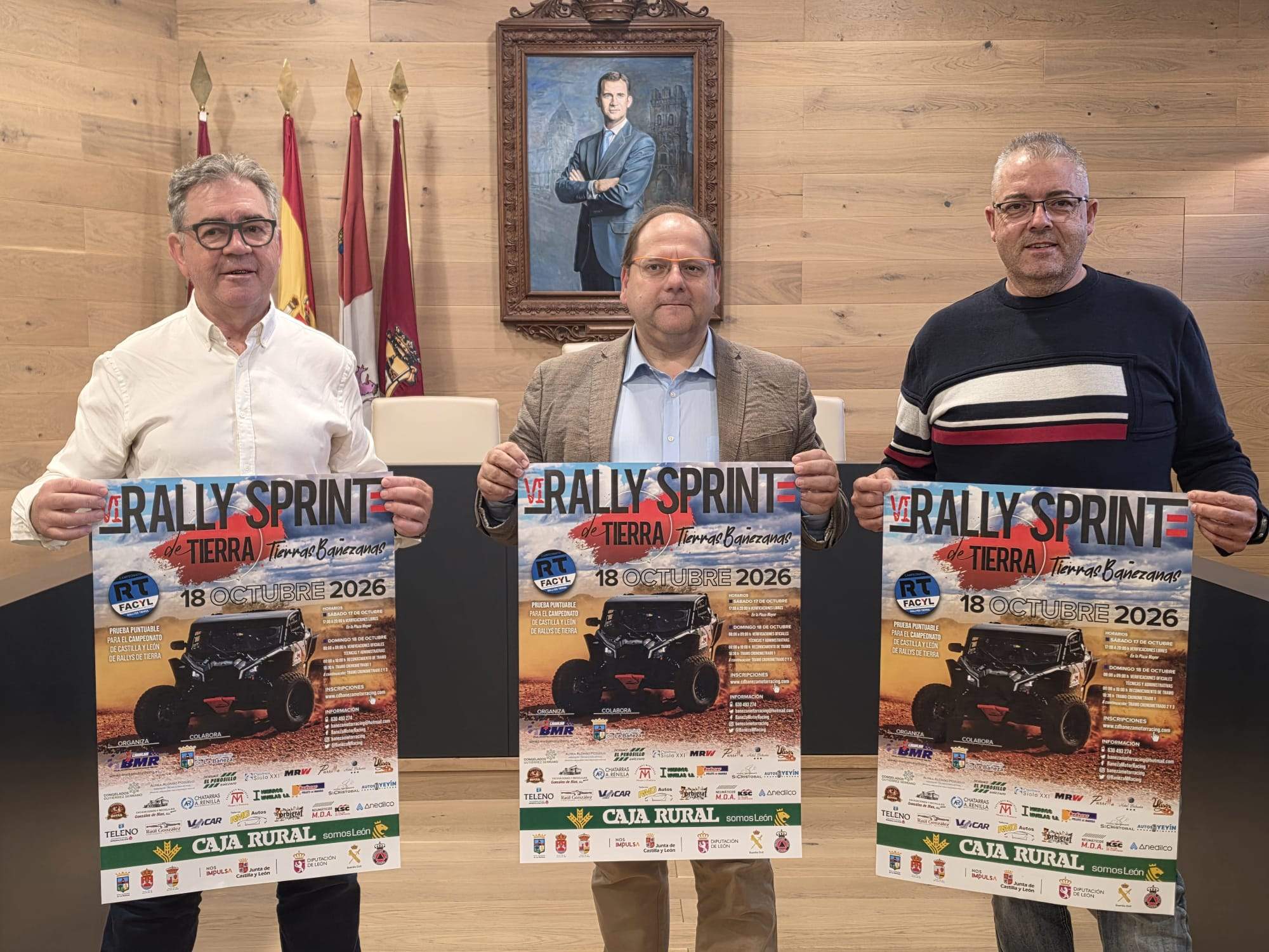 Presentación del VI Rallysprint Tierras Bañezanas. | L.N.C.