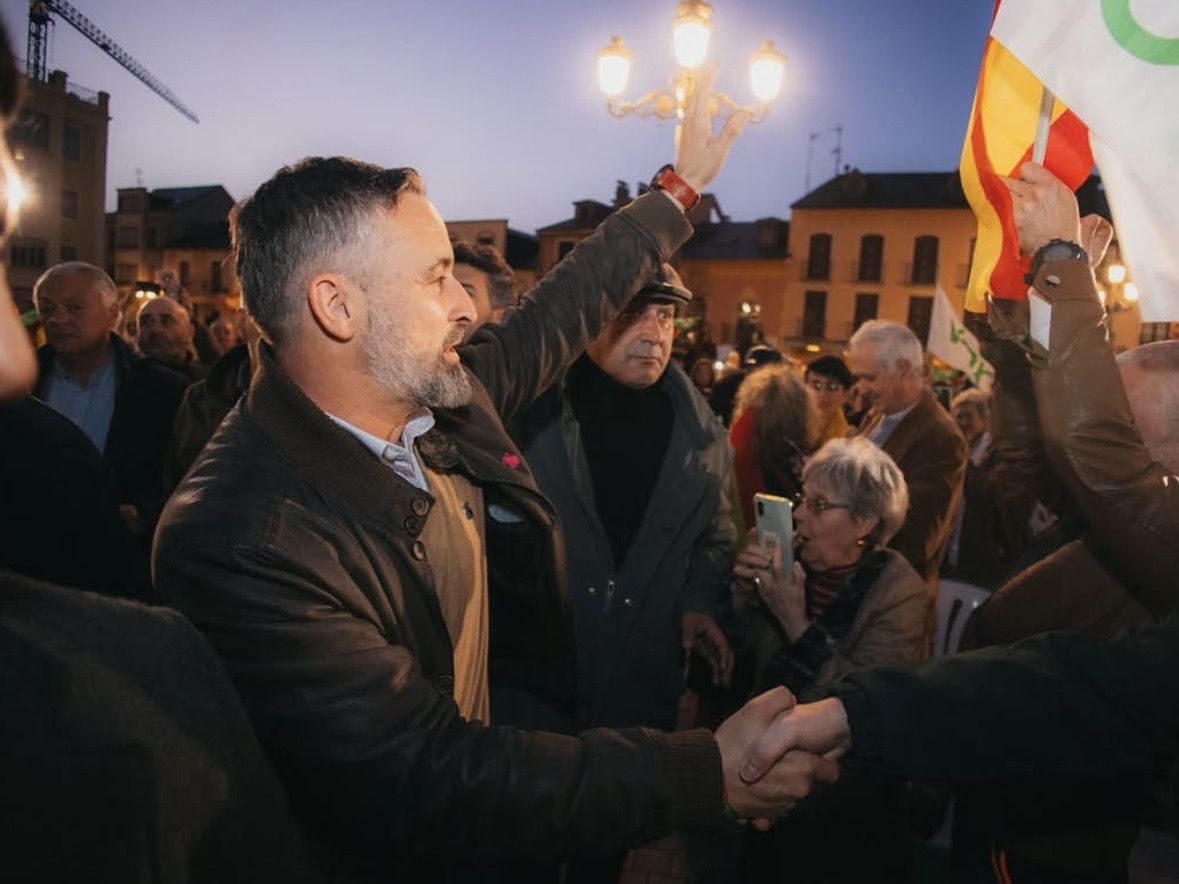 Última visita de Abascal a Ponferrada, hace apenas siete meses. | Vox