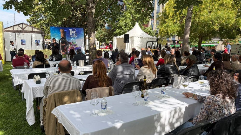 Una de las actividades de la Feria del Vino de Ponferrada.