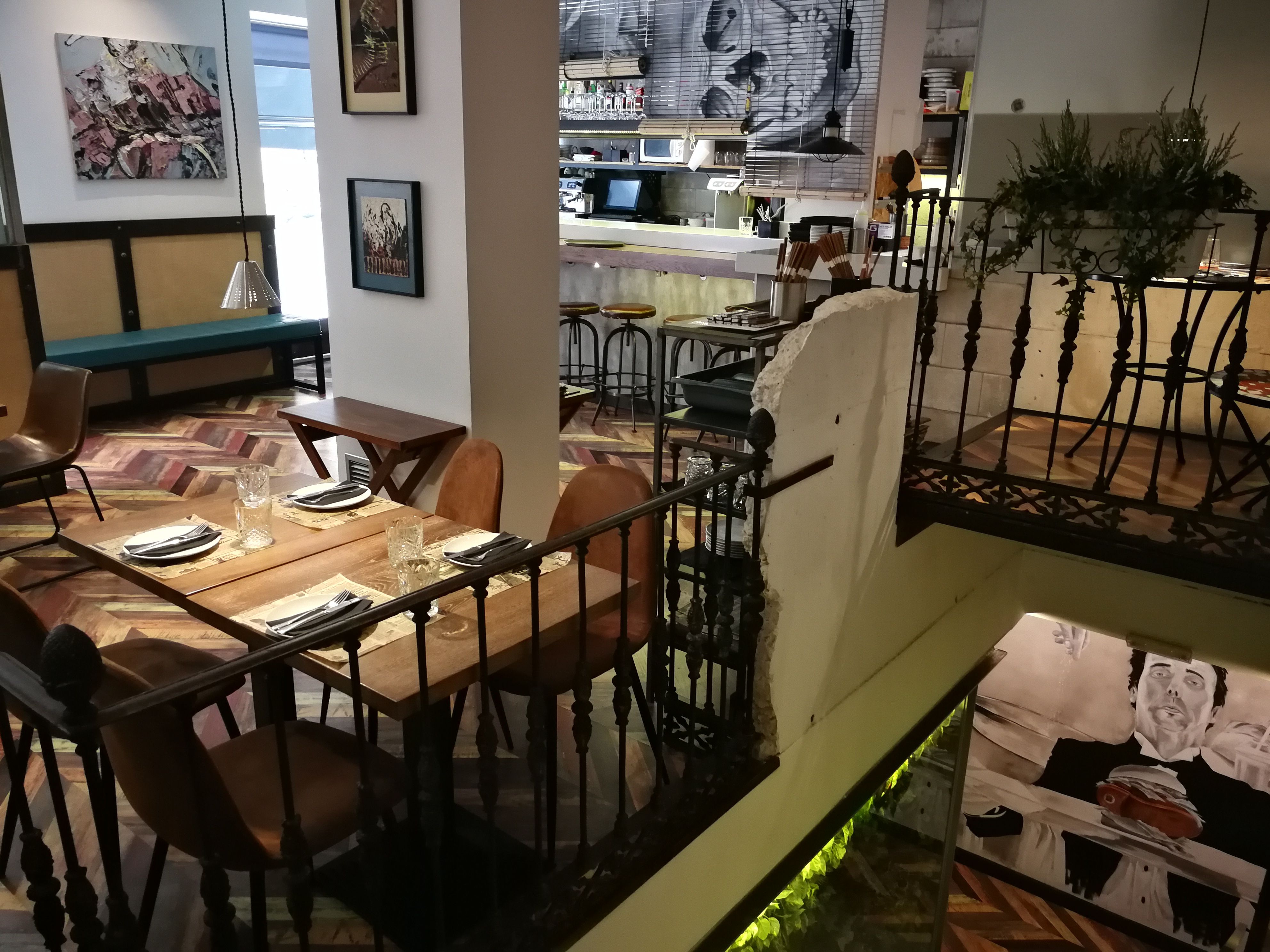 Imagen del interior del local.