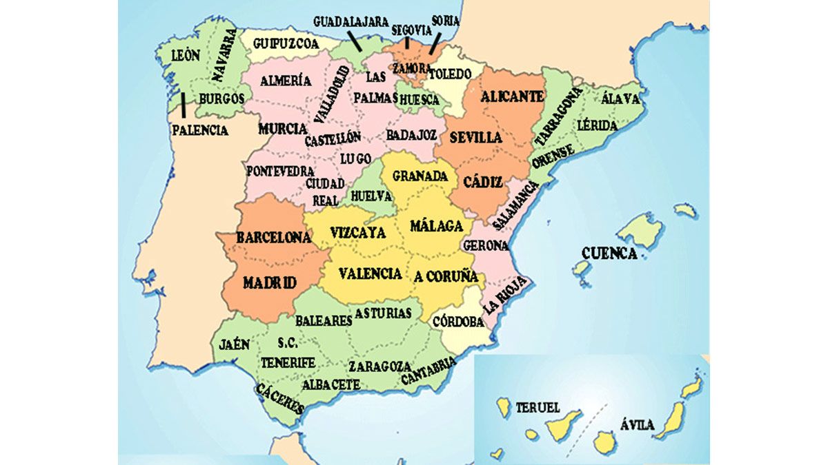 Mapa elaborado por el blog Strambotic del diario publico.es.