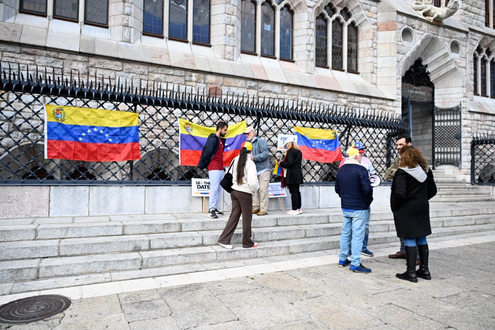 Protesta este sábado de la Asociación de Venezolanos Integrados en León. | L.N.C.