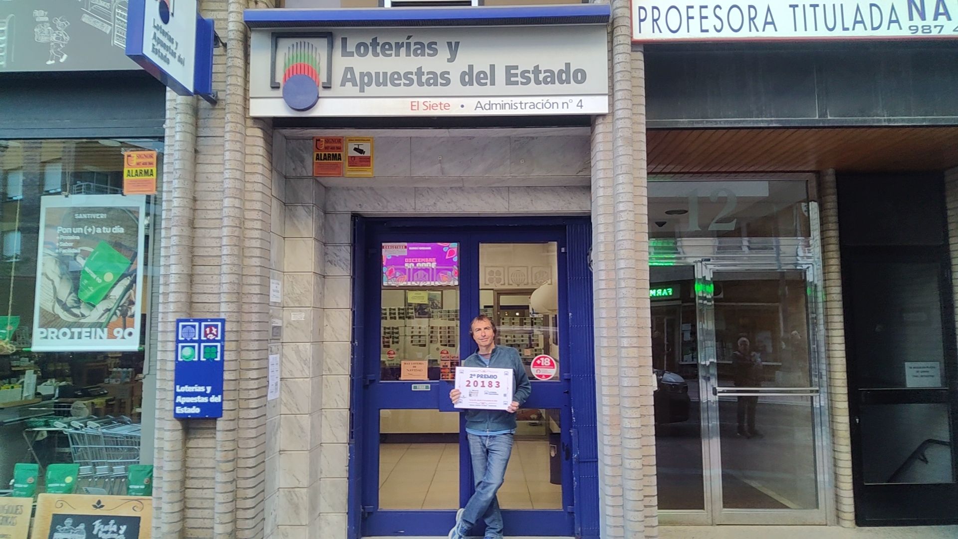 Administración donde se vendió el premio en Ponferrada