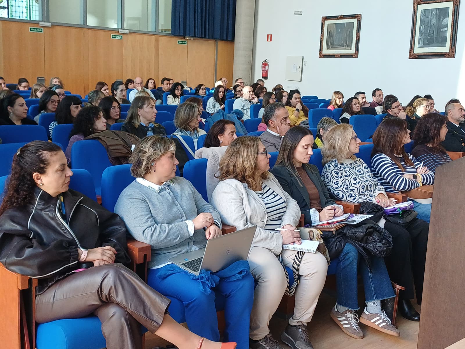 Un instante de las jornadas celebradas en la Facultad de Educación Un instante de las jornadas celebradas en la Facultad de Educación