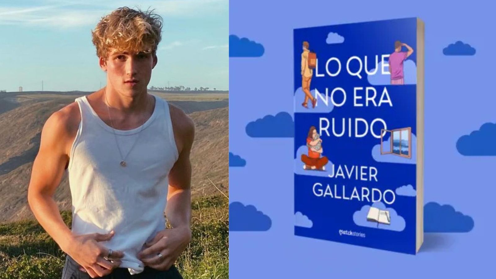 El leonés Javier Gallardo y la portada de su primera novela. | PLANETADELIBROS El leonés Javier Gallardo y la portada de su primera novela. | PLANETADELIBROS
