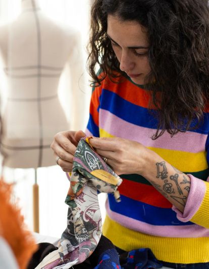 Lorena abondonó León con la intención de triunfar en el sector textil