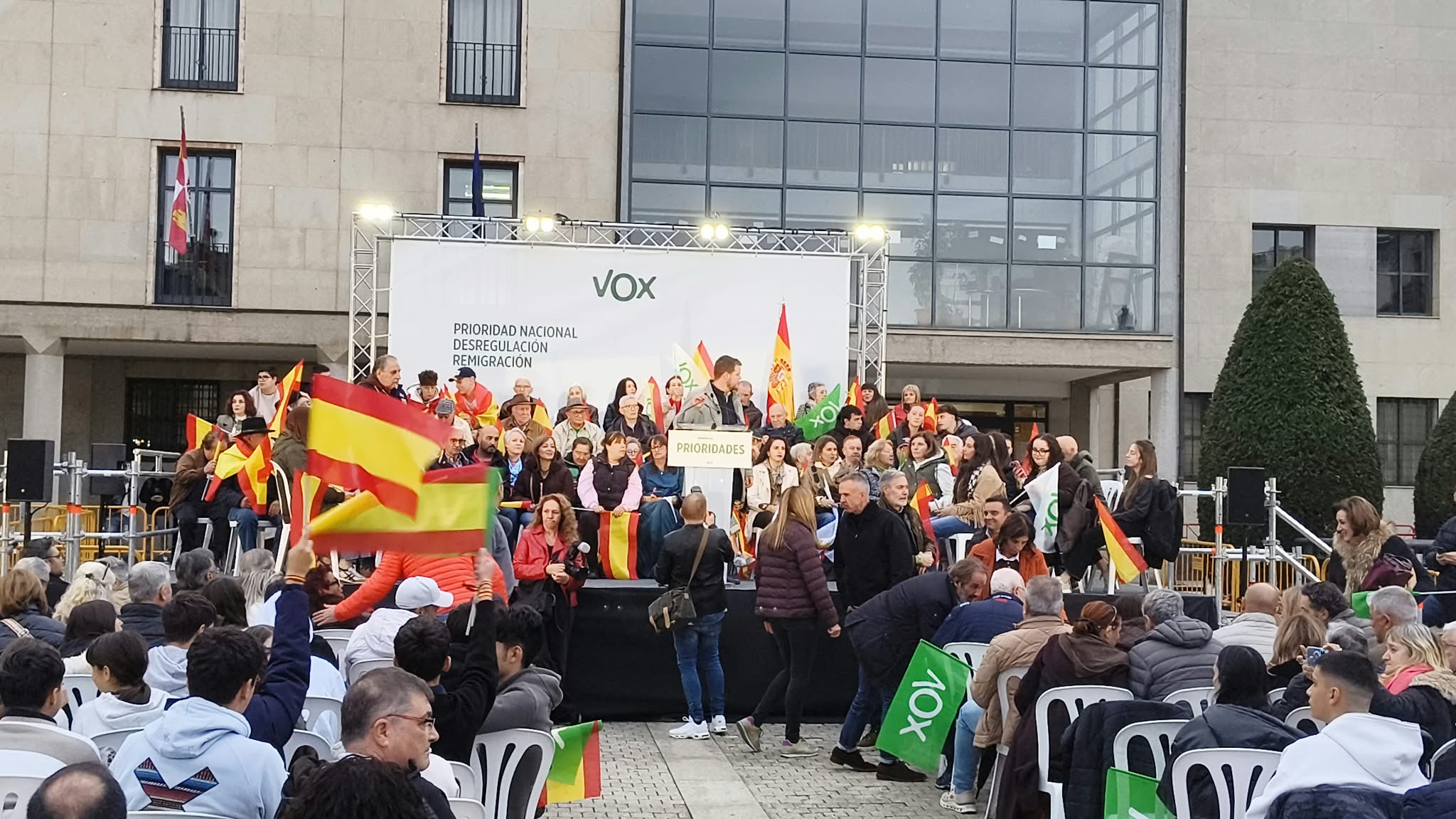 Mitin de Santiago Abascal en Ponferrada. | MAR IGLESIAS