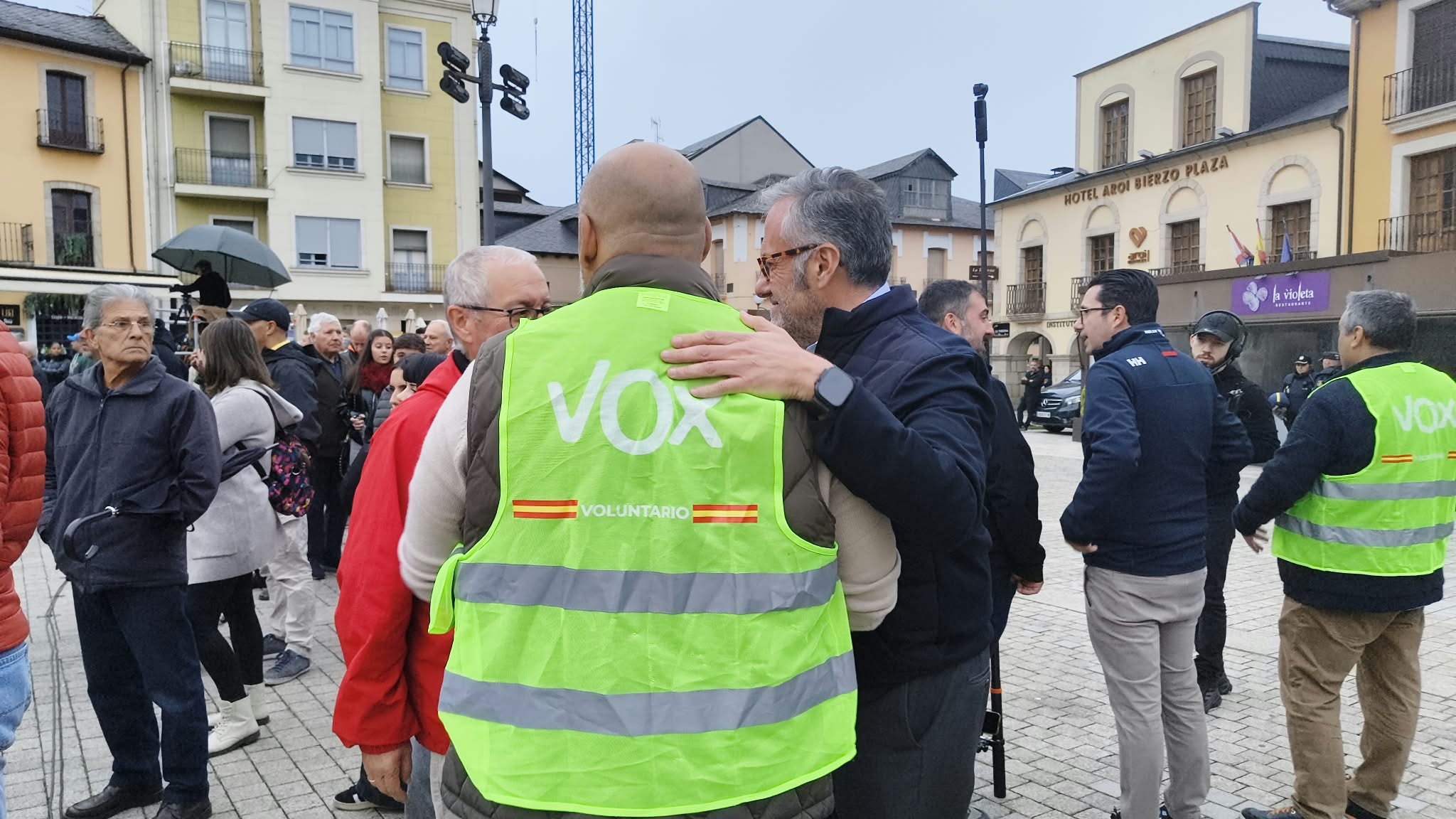 Mitin de Santiago Abascal en Ponferrada. | MAR IGLESIAS