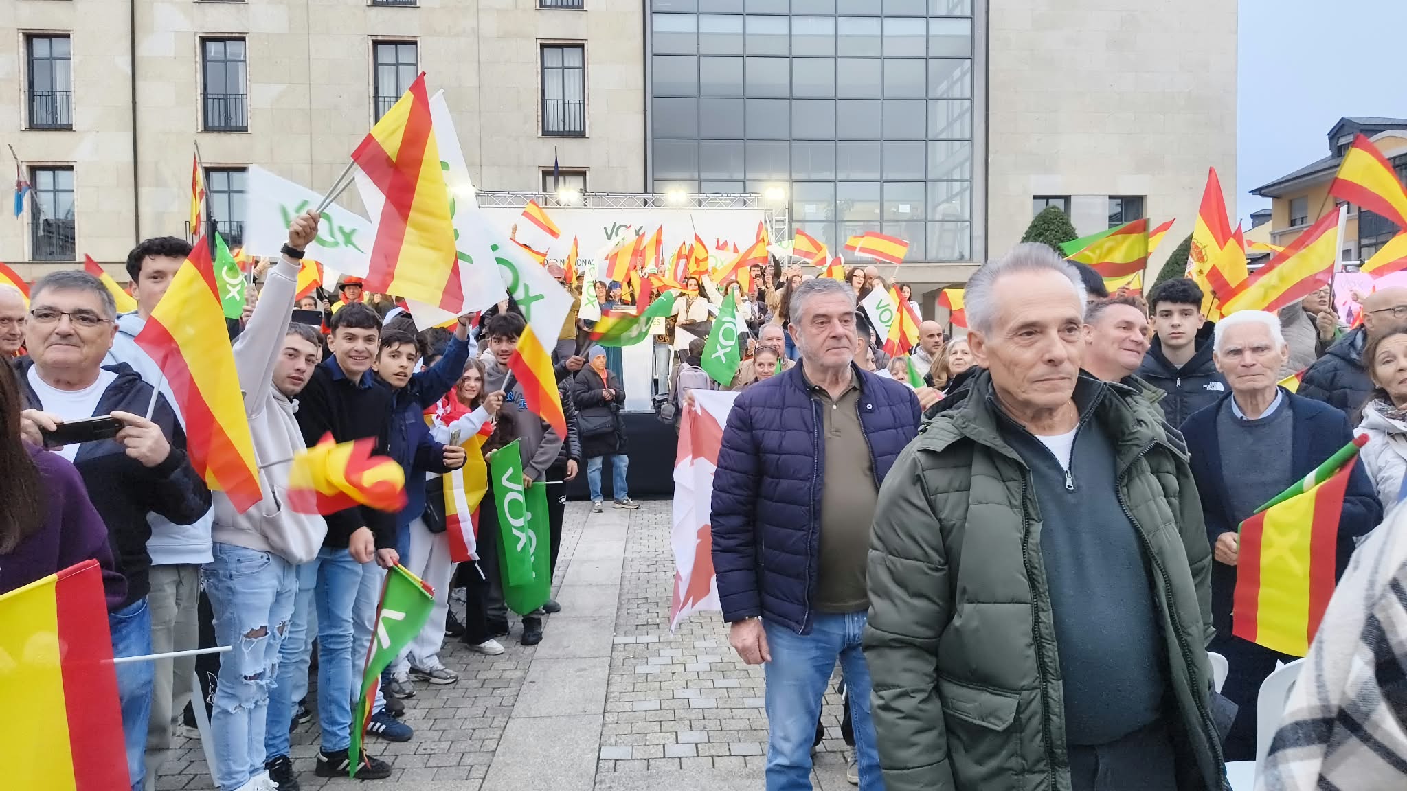 Mitin de Santiago Abascal en Ponferrada. | MAR IGLESIAS