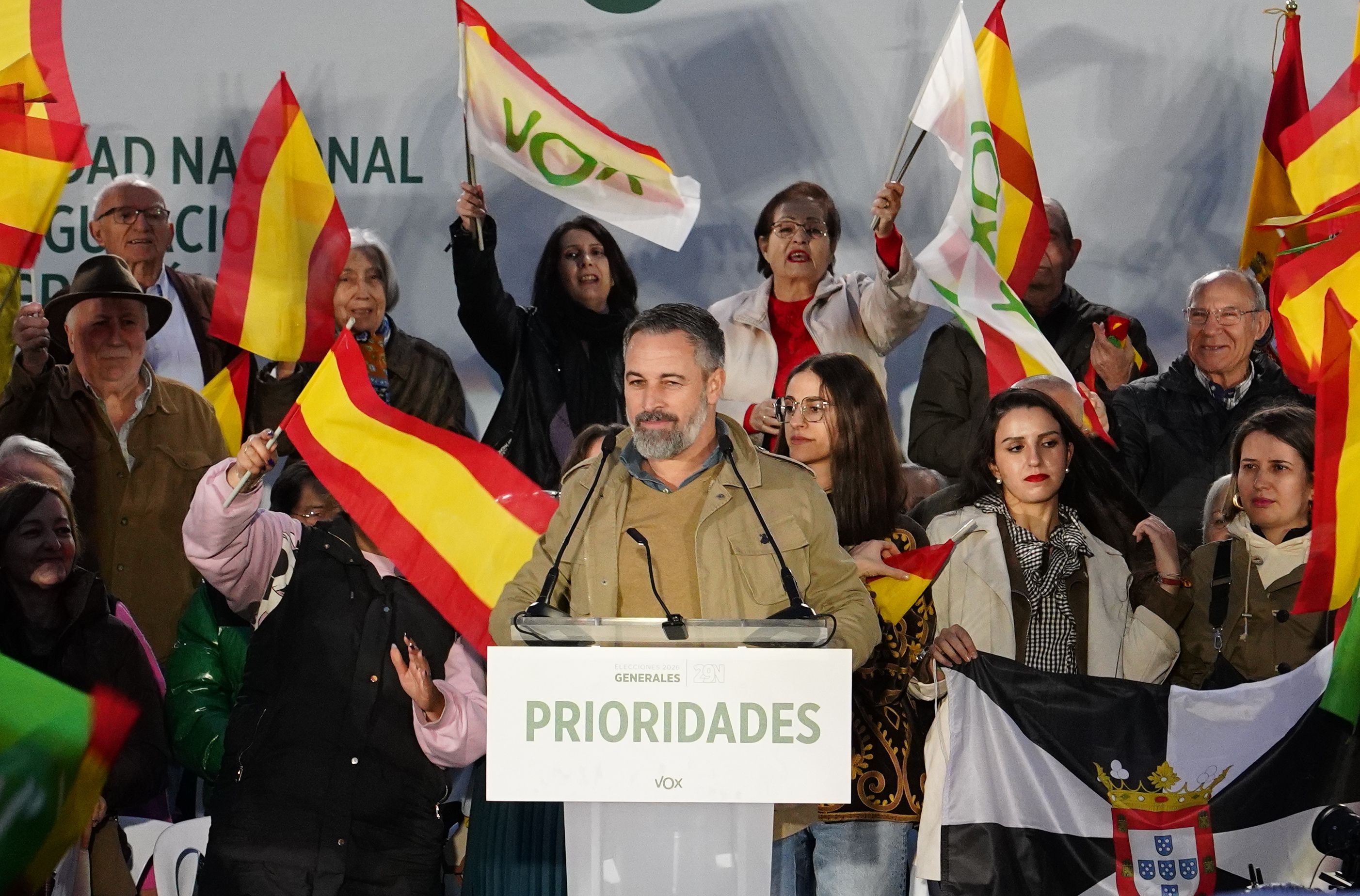  Mitin de Santiago Abascal en Ponferrada. | CÉSAR SÁNCHEZ (ICAL)