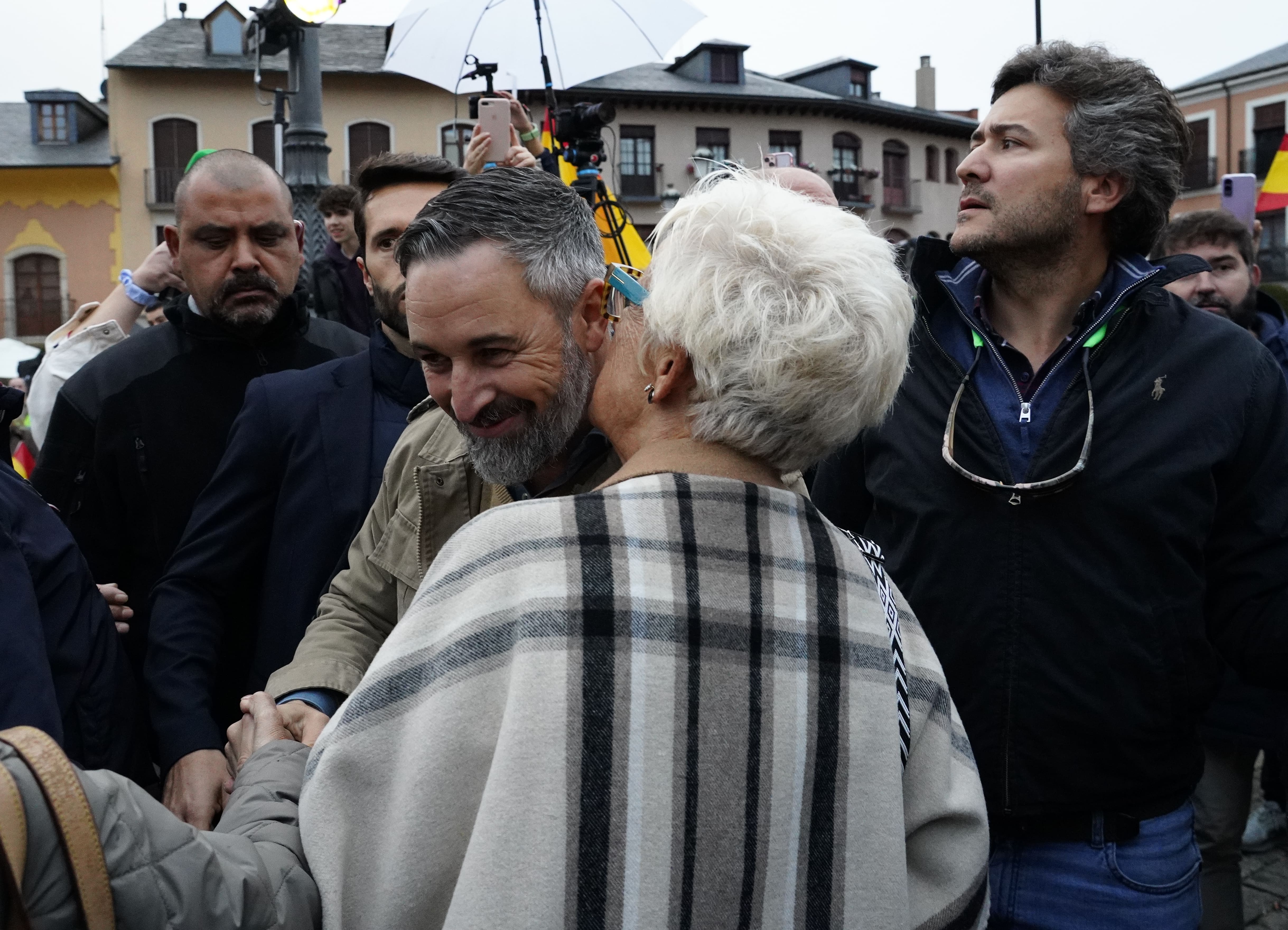  Mitin de Santiago Abascal en Ponferrada. | CÉSAR SÁNCHEZ (ICAL)