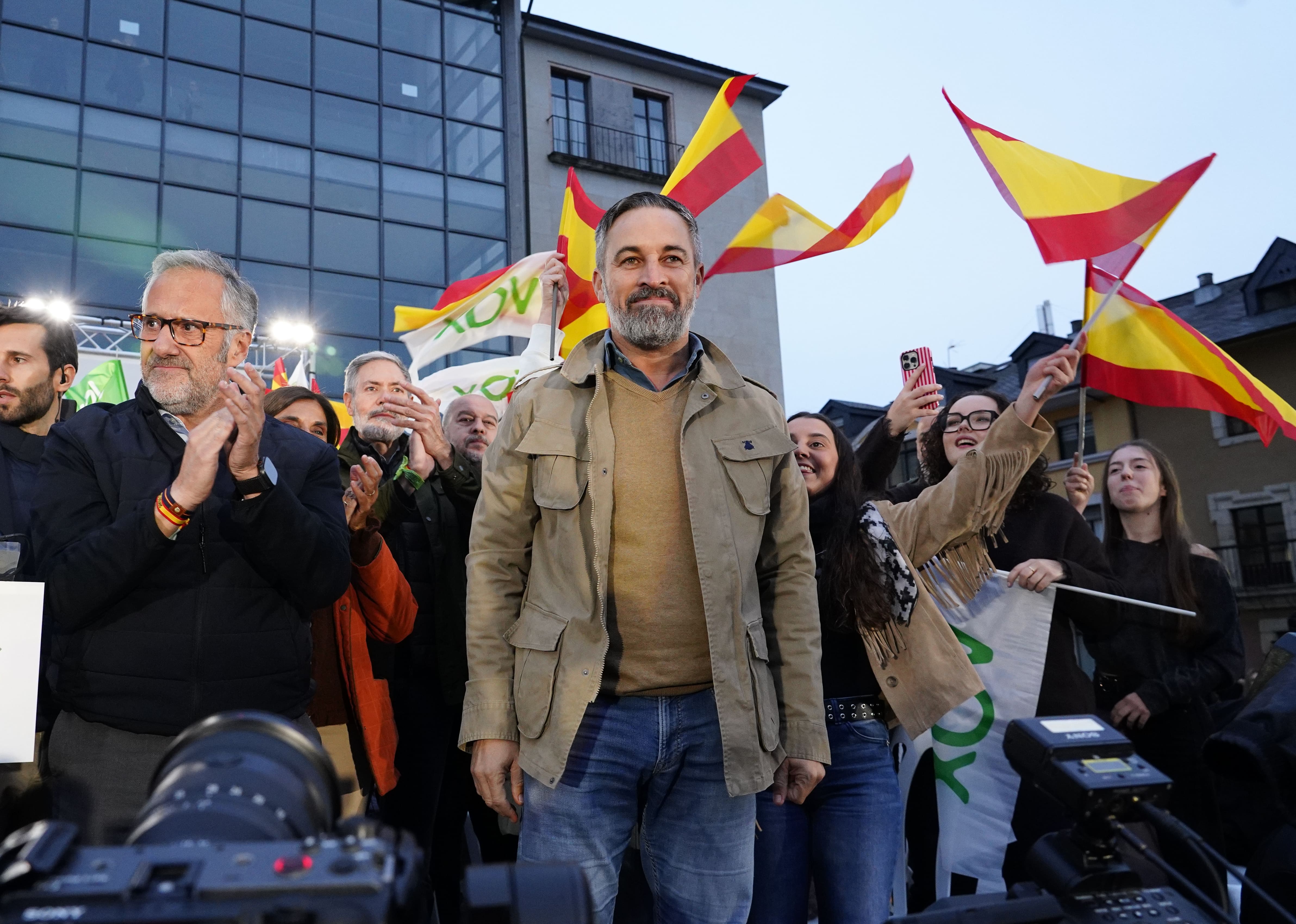  Mitin de Santiago Abascal en Ponferrada. | CÉSAR SÁNCHEZ (ICAL)
