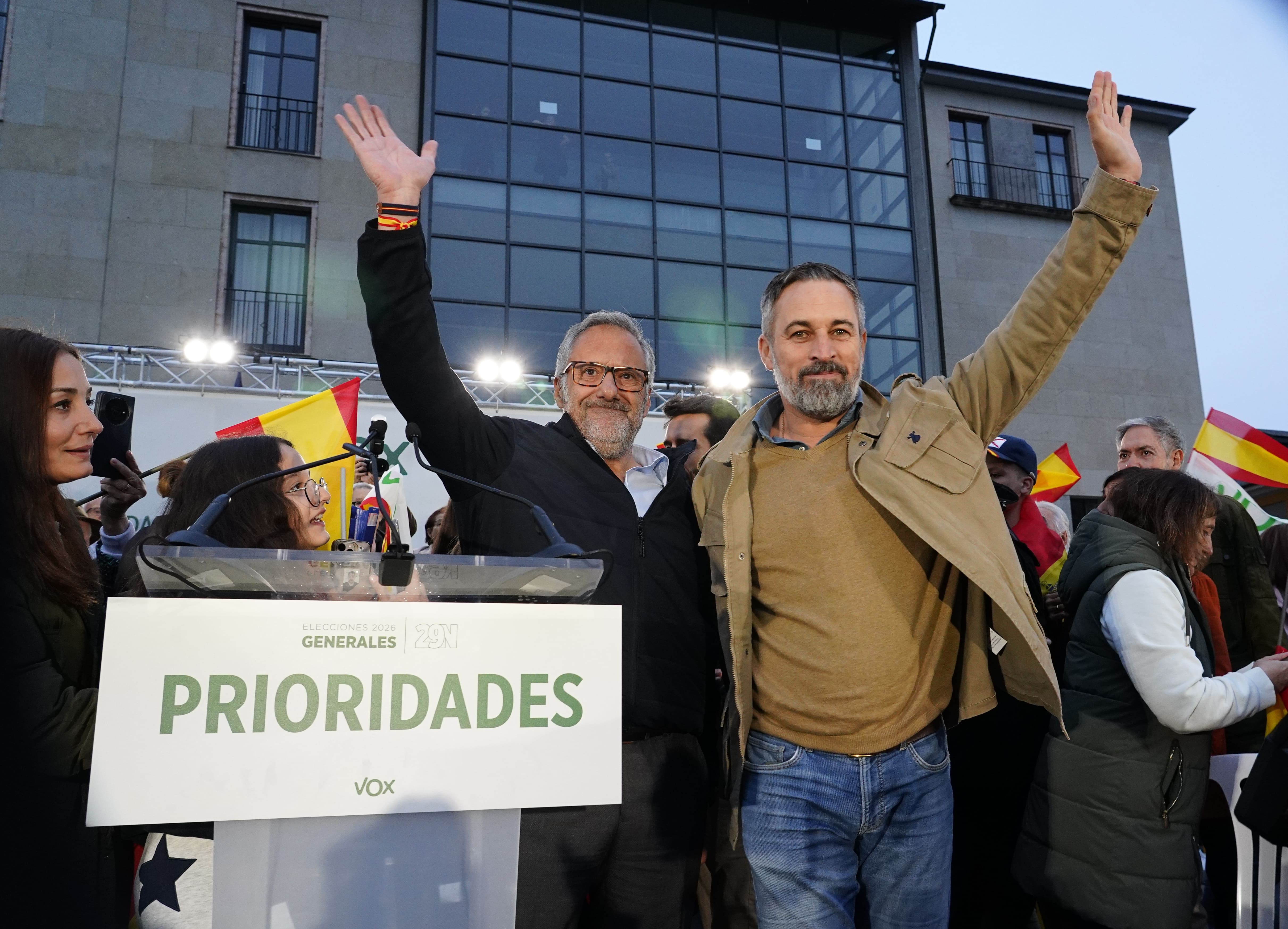  Mitin de Santiago Abascal en Ponferrada. | CÉSAR SÁNCHEZ (ICAL)