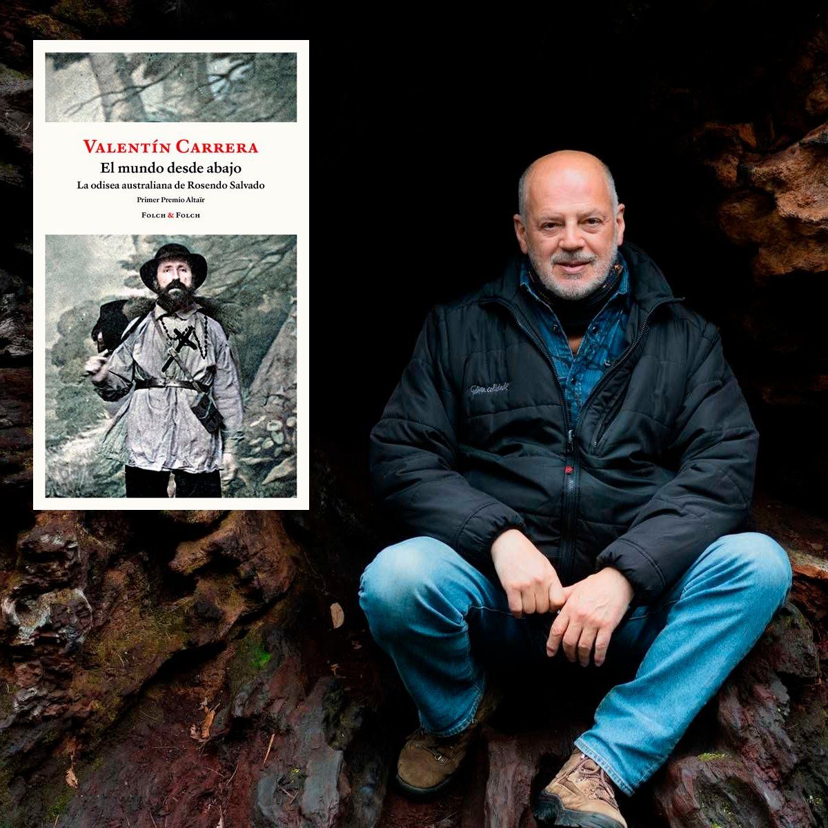 Libro y el autor Valentín Carrera.