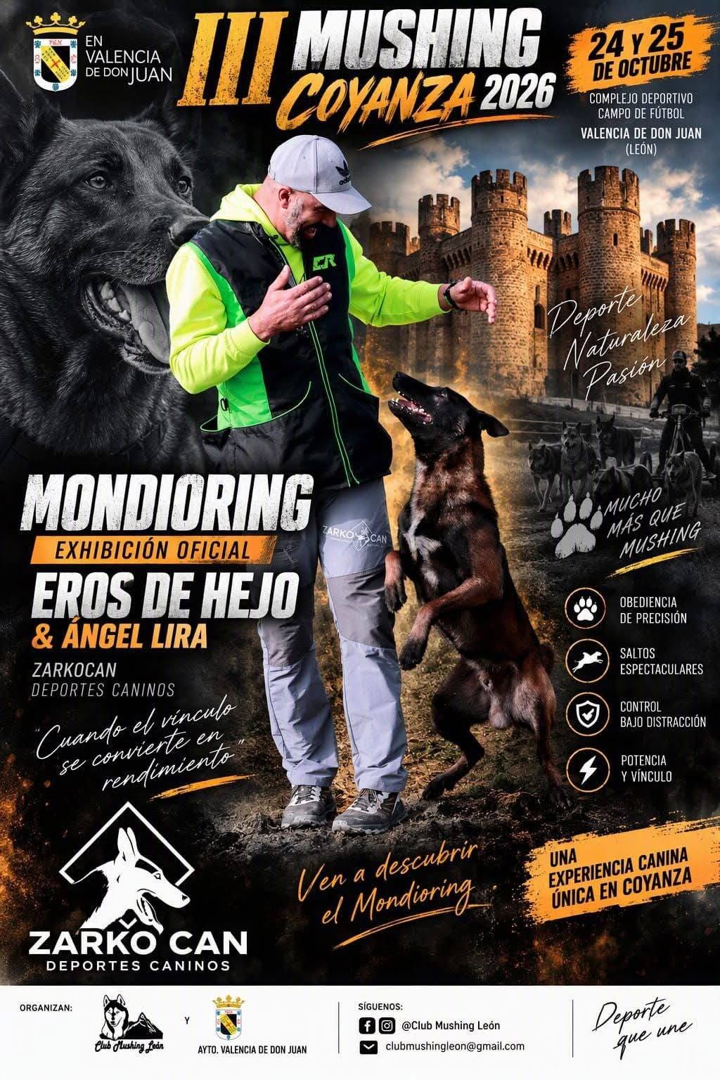 Cartel del III Mushing Coyanza.