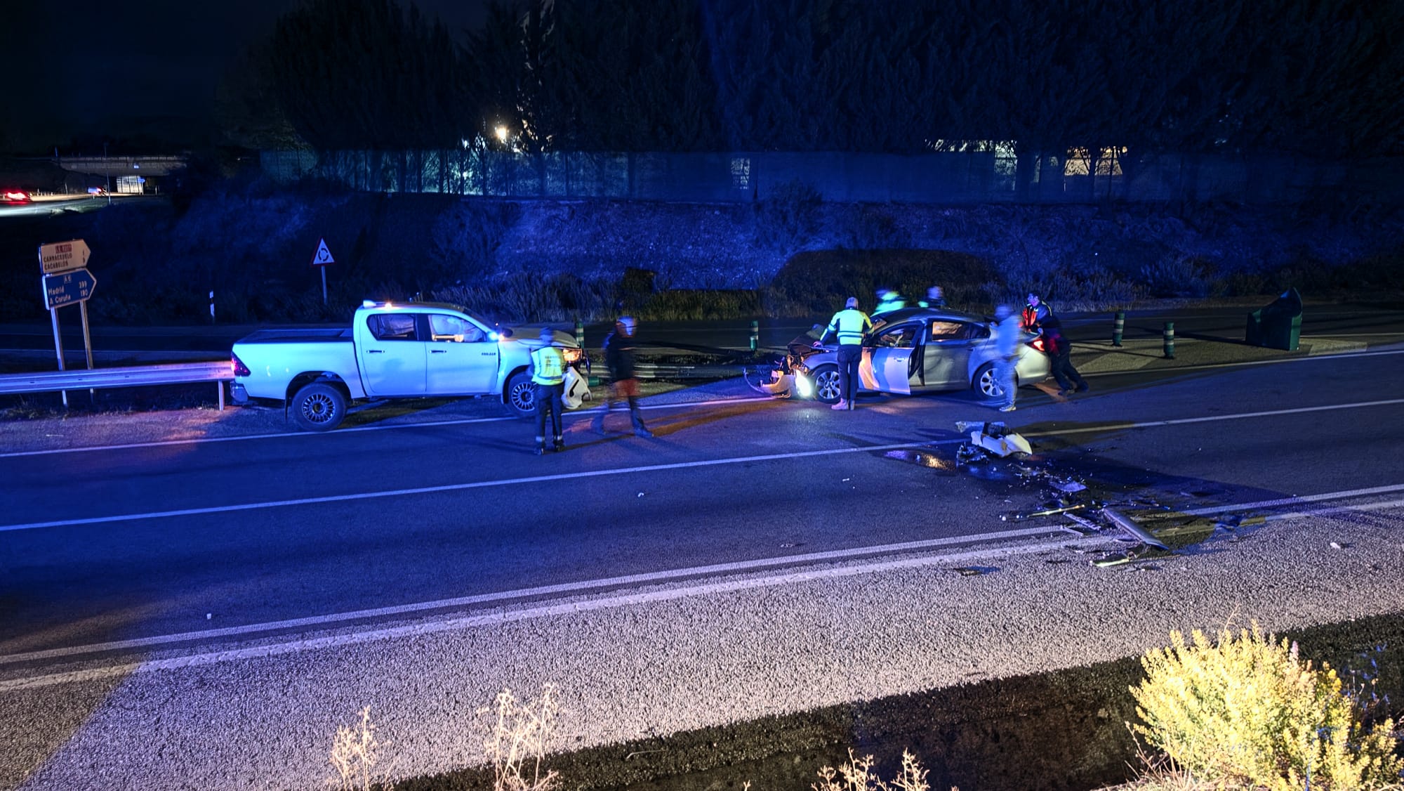 Imagen del aparatoso accidente. | QUINI