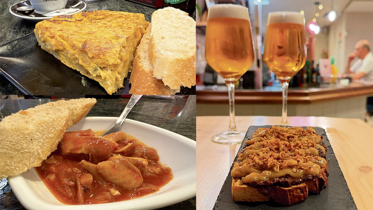 Desayunos y tapas que ofrece el bar La Francachela. | SAÚL ARÉN