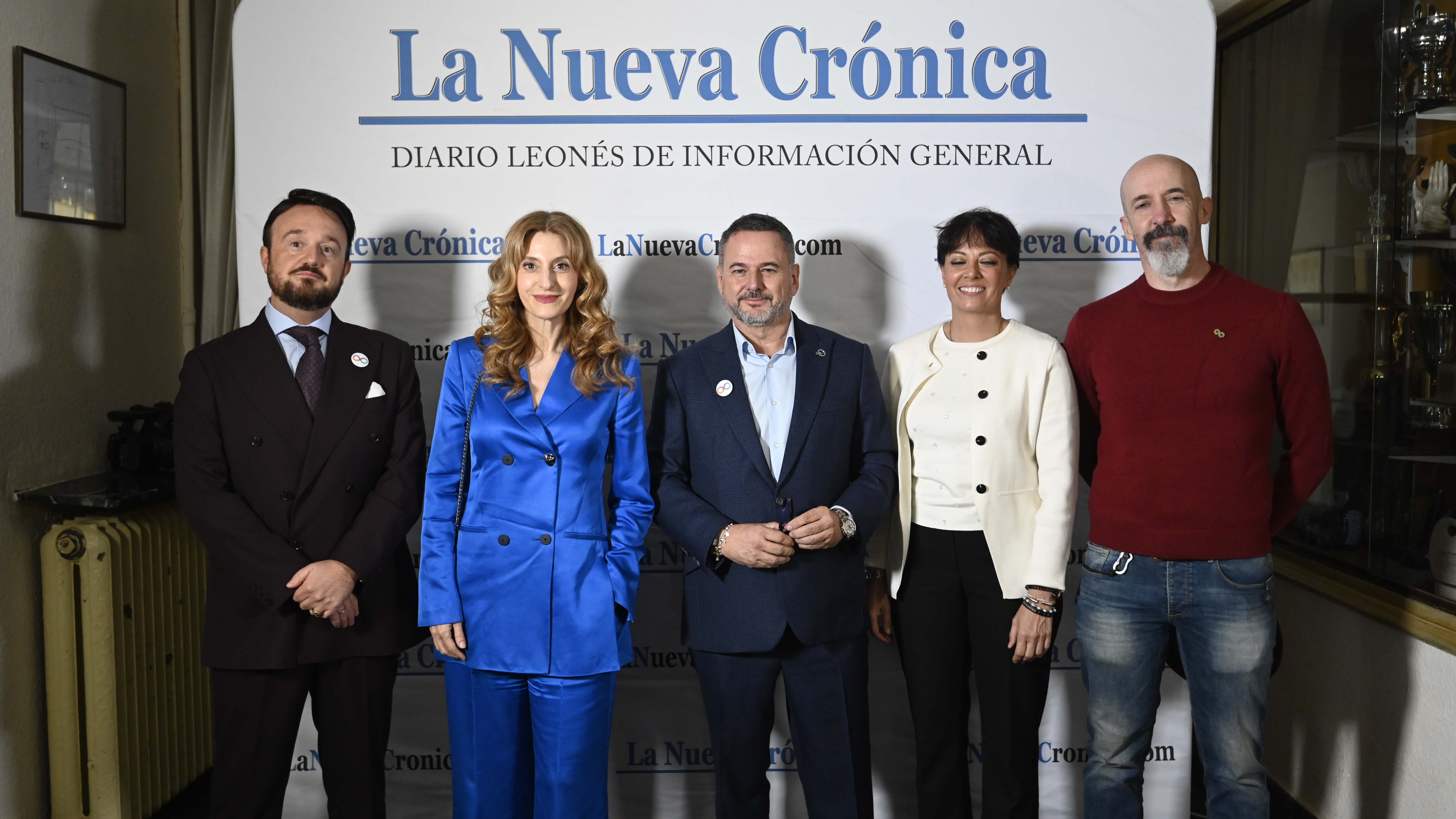 Álvaro Lesmes, Mar Sancho, José Ángel Crego, Rosa Luna y Daniel Ródenas