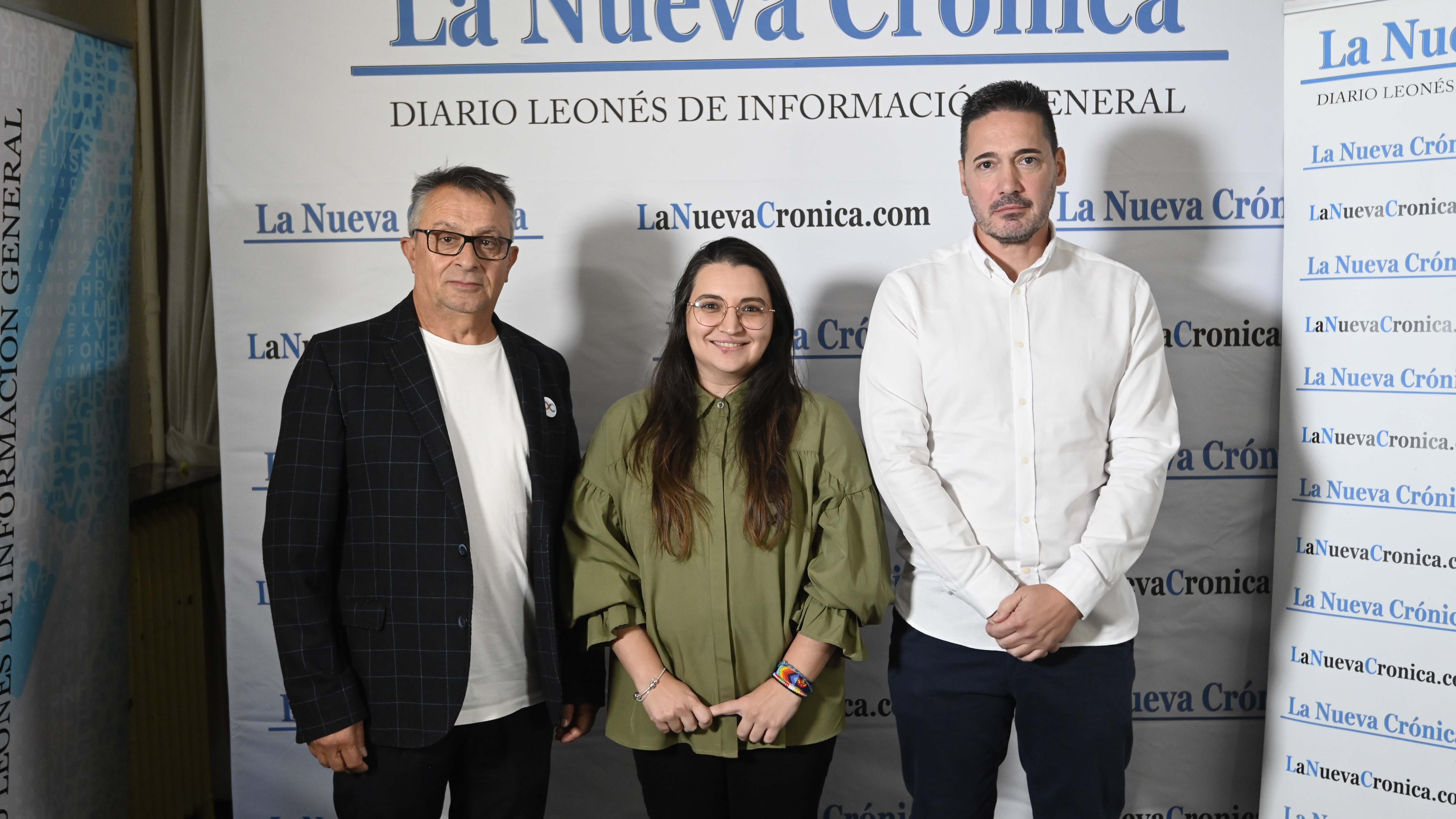 Enrique Reguero, Aroa Chamorro y Óscar Cueto, de UGT