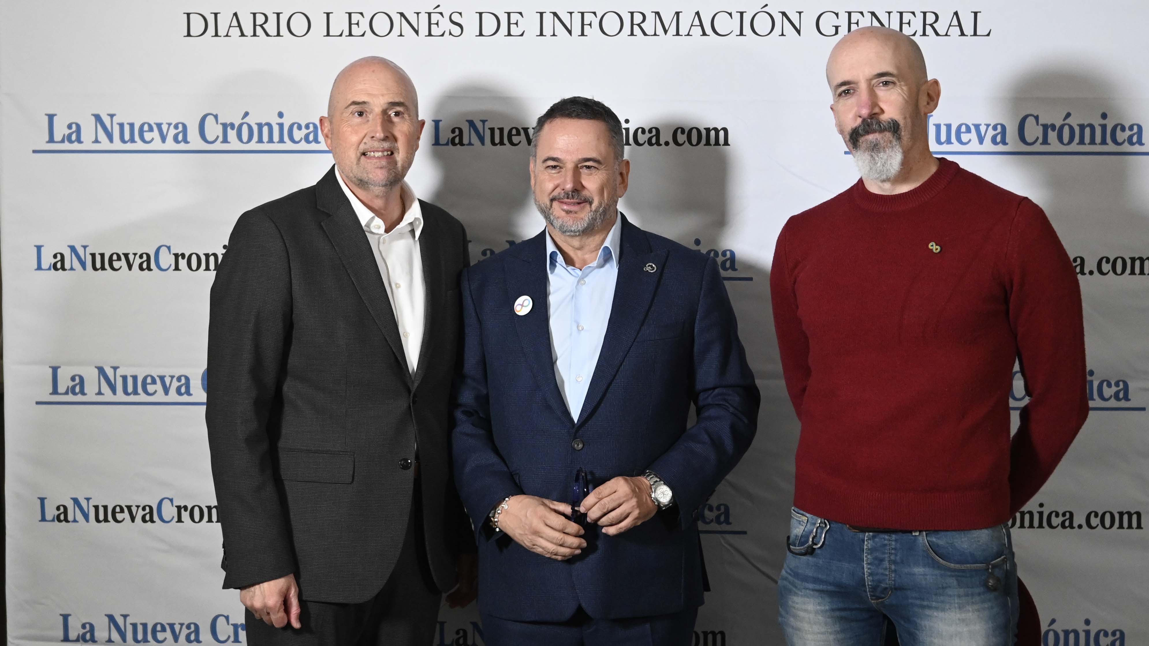 José Antonio Idoeata (CEO de Soltra), José Ángel Crego y Daniel Ródenas