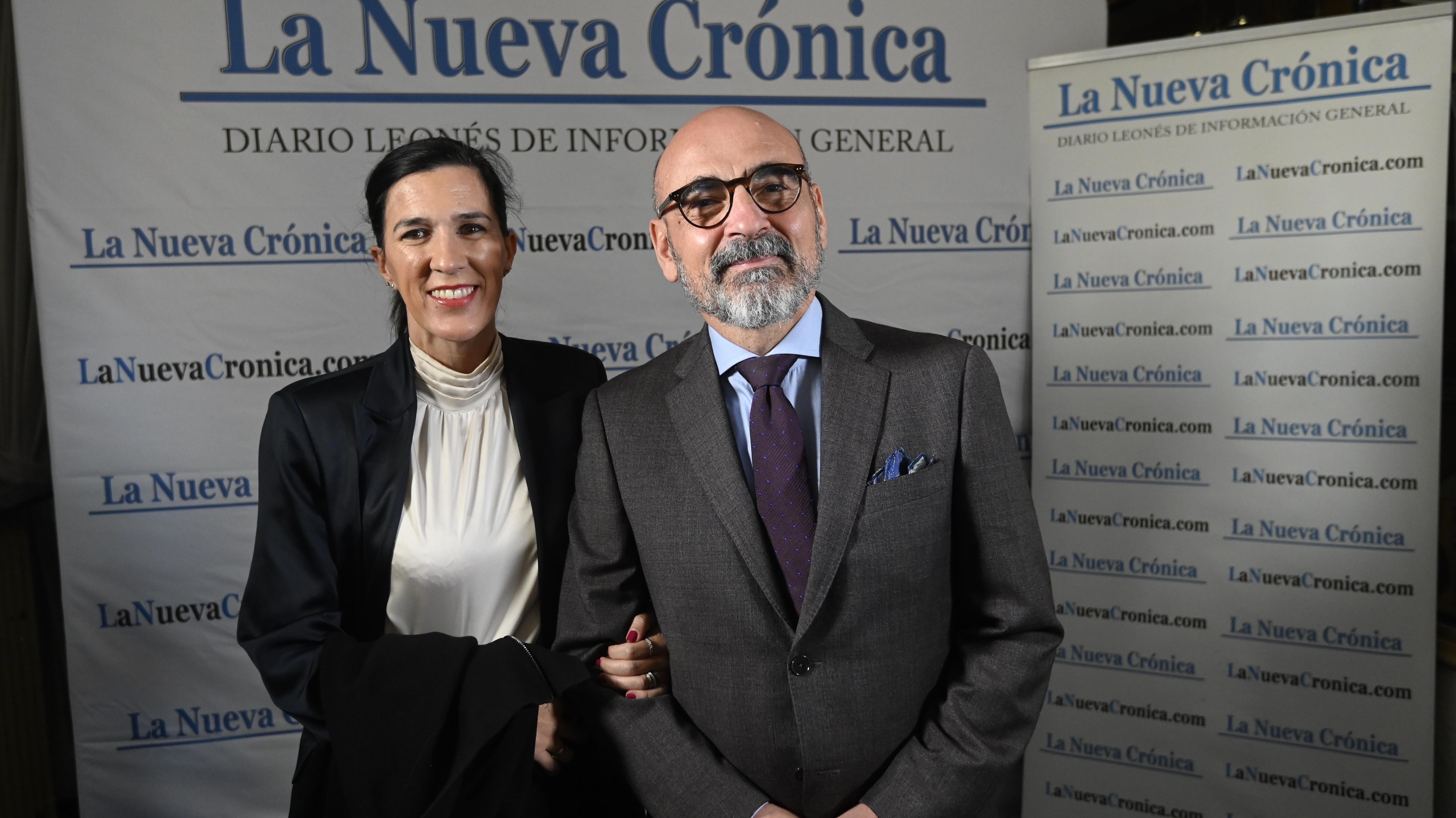 Juan Carlos Vázquez y Jenny Álvarez, de El Corte Inglés de León