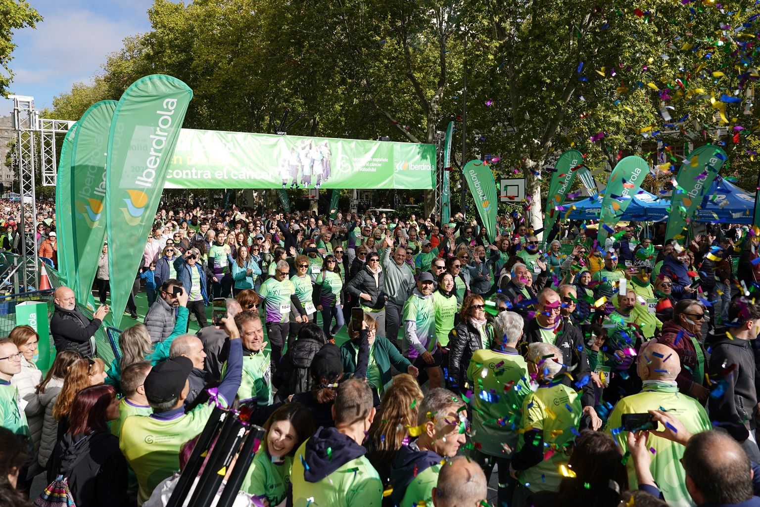 Marea verde Valladolid. AECC Iberdrola. | L.N.C.