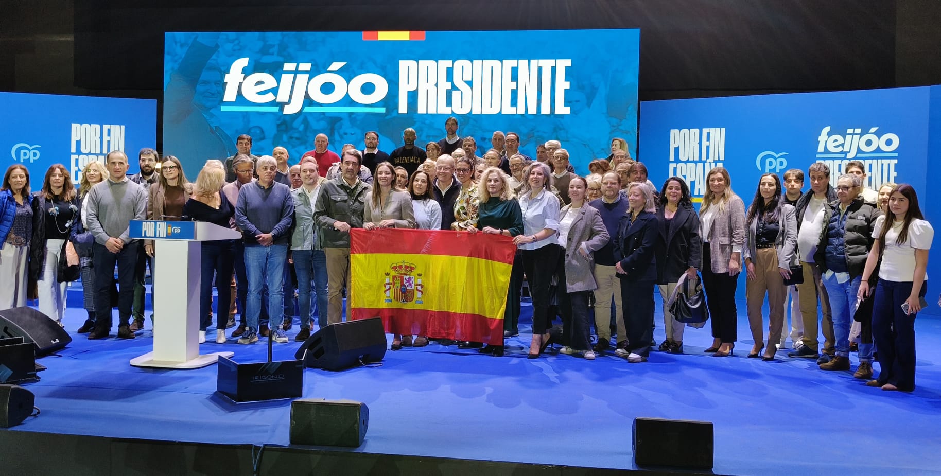 Imagen de la presentación de la candidaturas  del PP al Congreso en Salamanca. | L.N.C.