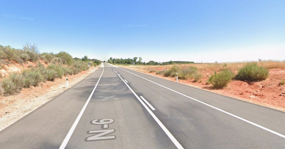N-6 a su paso por Brazuelo. | GOOGLE MAPS