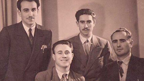 Quico con 3 compañeros del maquis, Manuel Zapico ‘El Asturiano’, Pedro Méndez ‘Jalisco’ y Silverio Yebra, ‘Atravesao’ Quico con 3 compañeros del maquis, Manuel Zapico ‘El Asturiano’, Pedro Méndez ‘Jalisco’ y Silverio Yebra, ‘Atravesao’