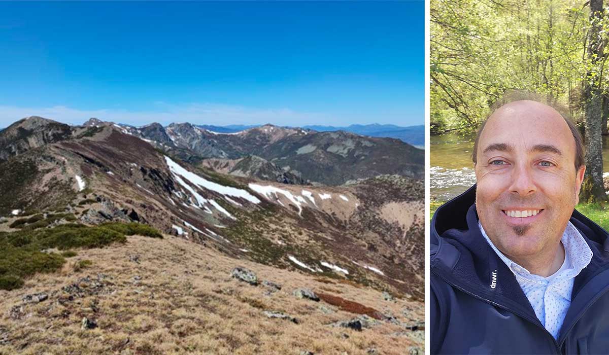 Los pastizales alpinos y el investigador leonés Álvarez Martínez. | L.N.C.