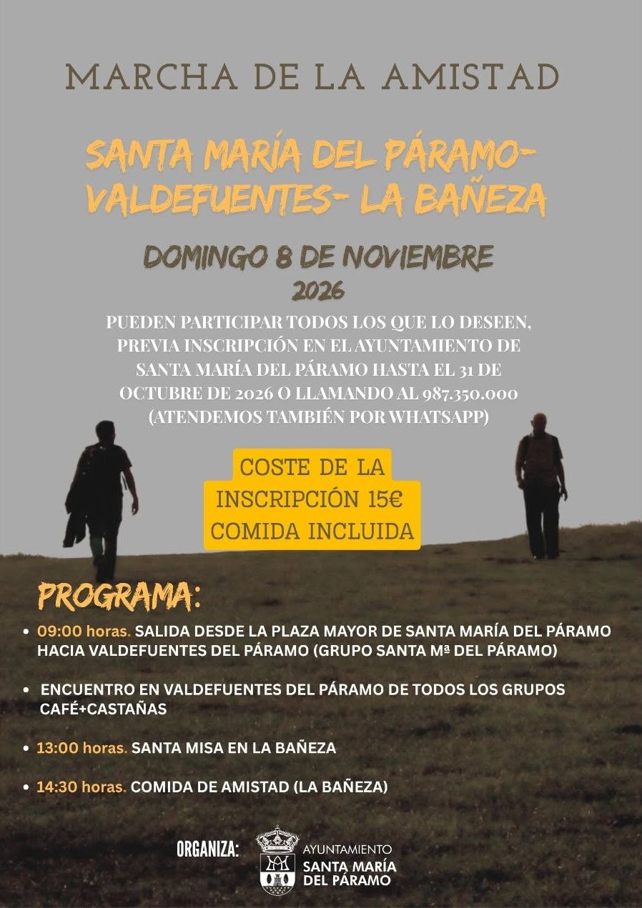 Cartel de la marcha. Cartel de la marcha.