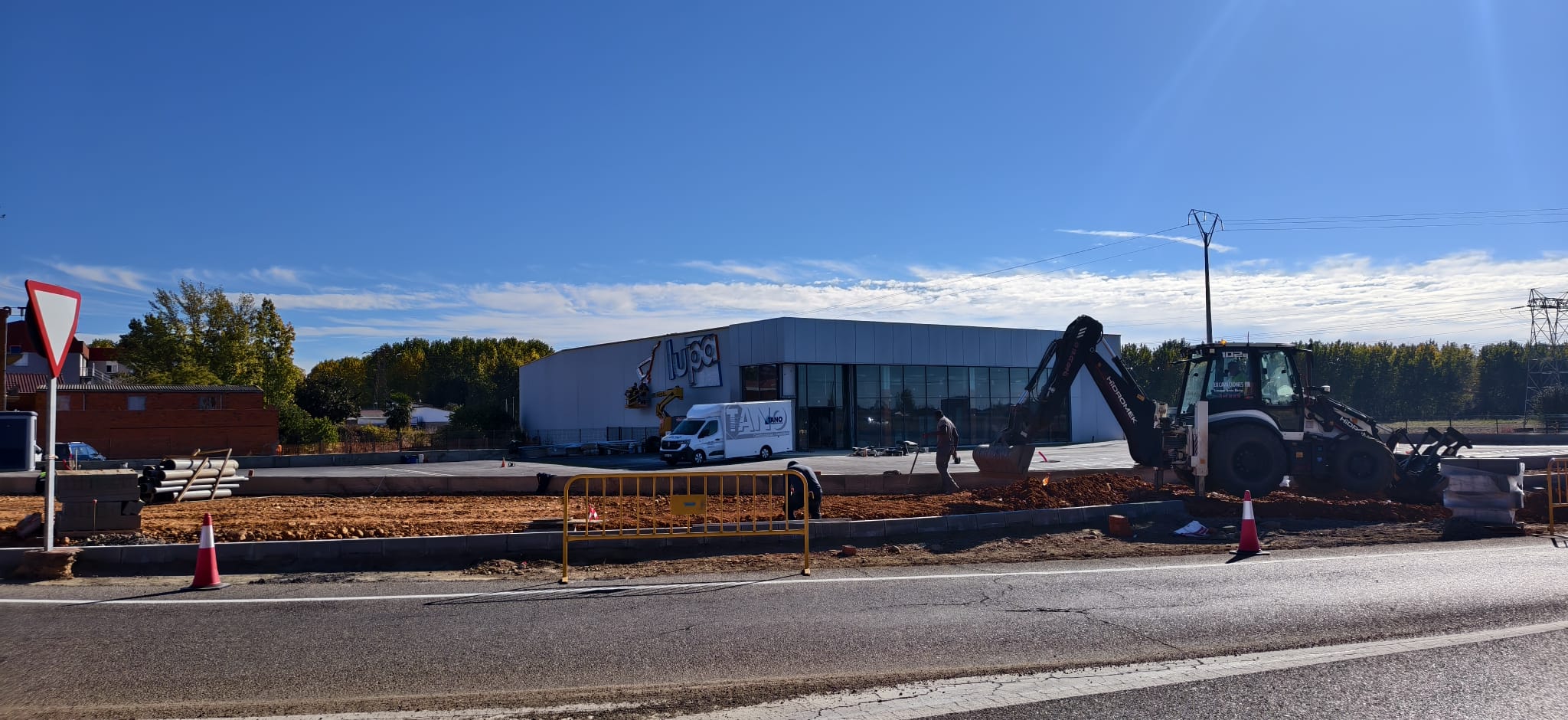 Las obras del nuevo Lupa avanzan a buen ritmo. | A. RODRÍGUEZ
