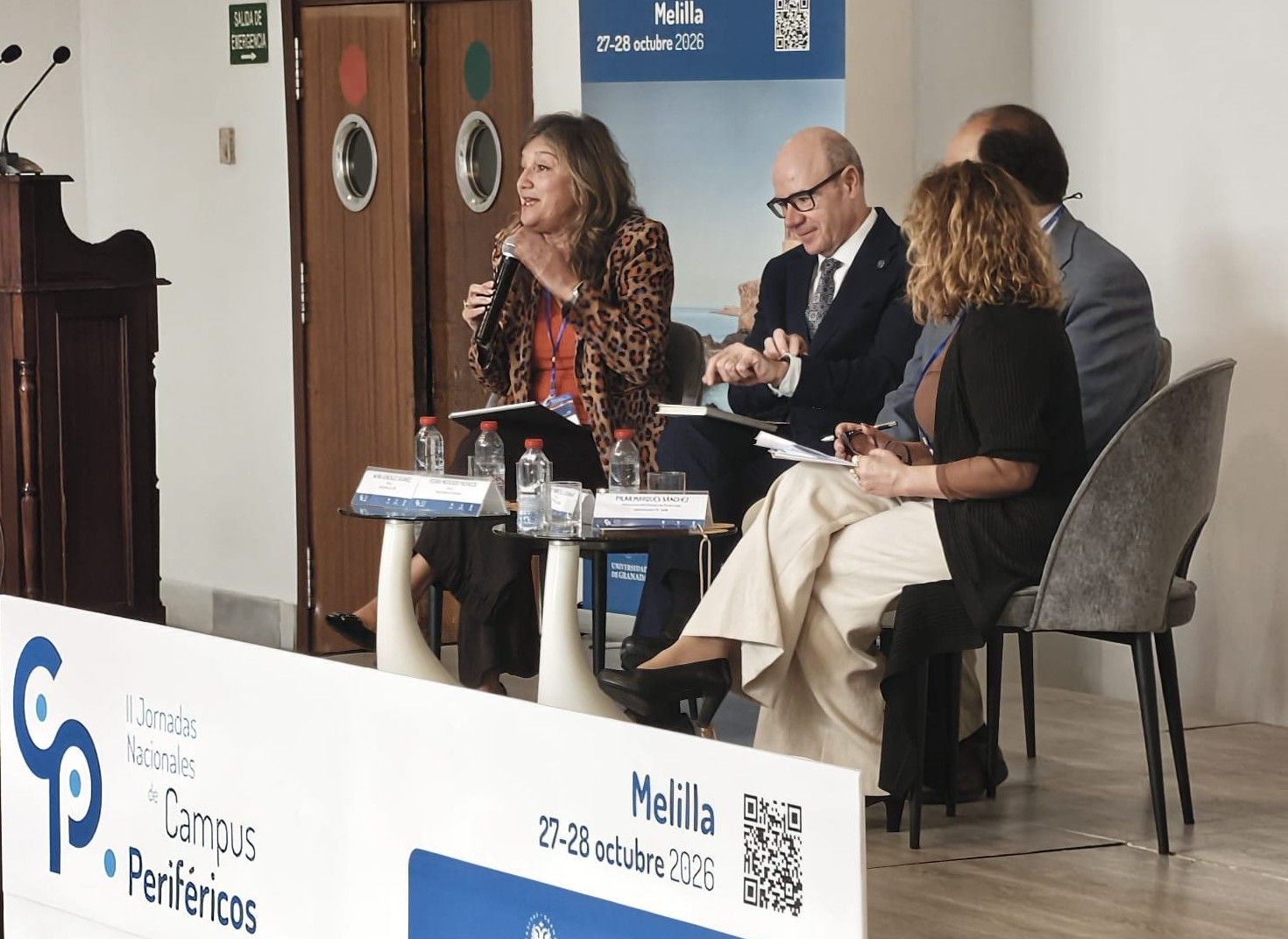 Representación de la ULE en las Jornadas de Campus Periféricos en Melilla. Representación de la ULE en las Jornadas de Campus Periféricos en Melilla.