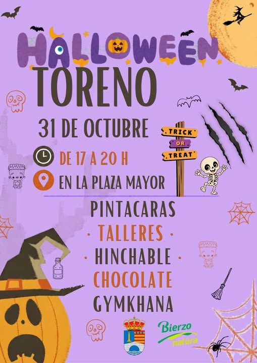 Cartel del Halloween de Toreno.