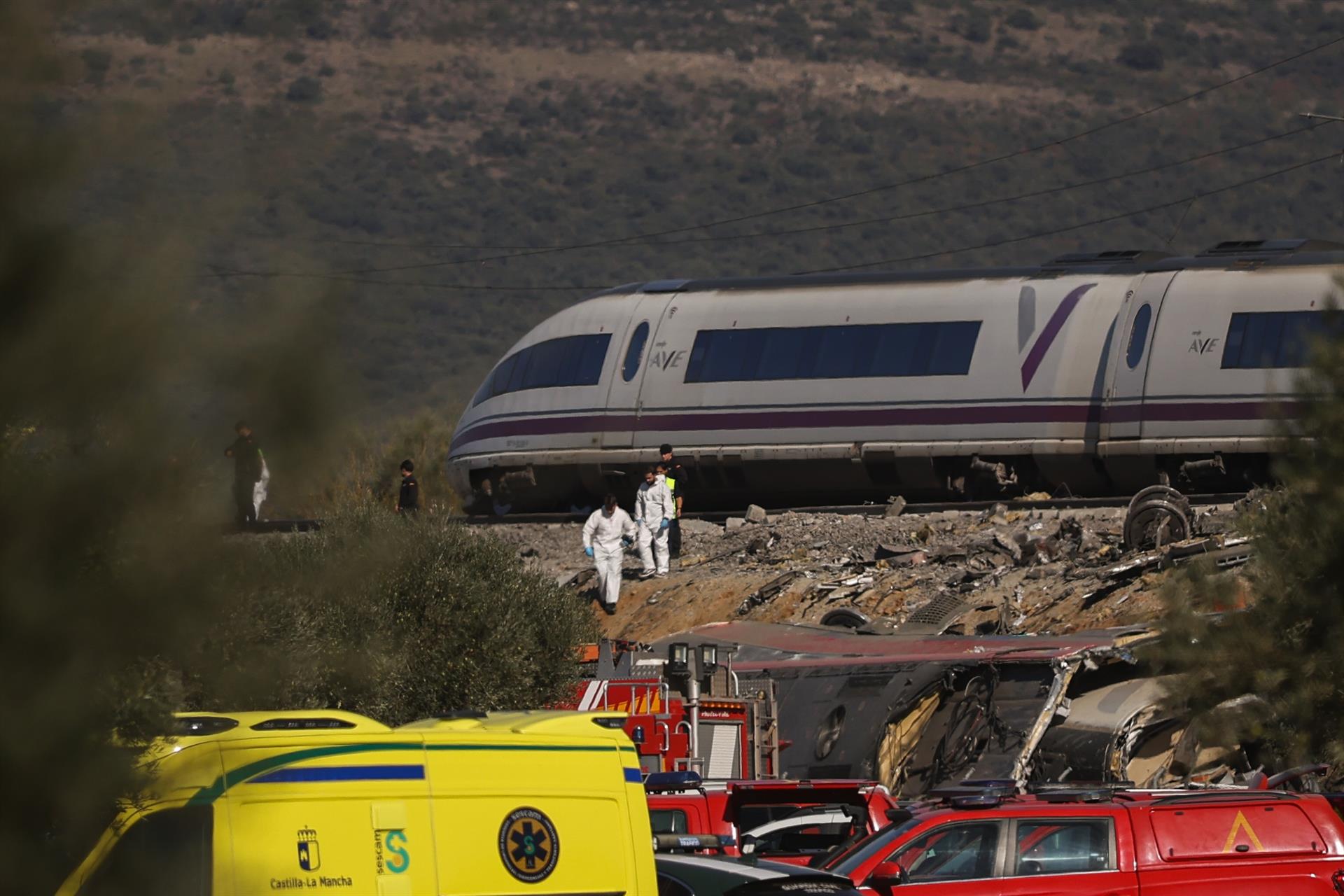 Accidente ferroviario en Urda (Toledo). | ALEJANDRO MARTINEZ VELEZ - EUROPA PRESS Accidente ferroviario en Urda (Toledo). | ALEJANDRO MARTINEZ VELEZ - EUROPA PRESS