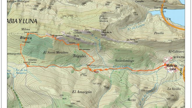Mallo Sierra Blanca mapa Mallo Sierra Blanca mapa