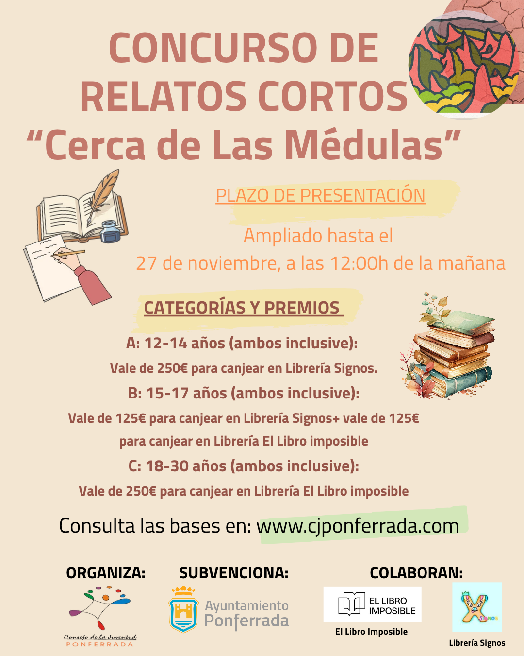 Concurso de relatos cortos del Consejo Local de la Juventud de Ponferrada.